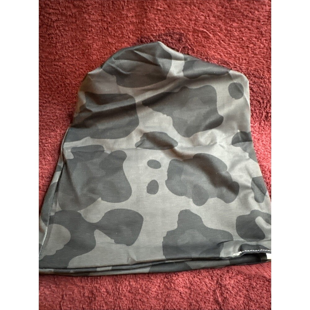 Baggy Skull Sleep Scarf Black Leopard Lightweight Knit New Unisex
